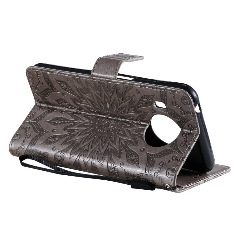For Nokia X20 / X10 Sun Embossing Pattern Horizontal Flip Leather Case with Card Slot & Holder & Wallet & Lanyard