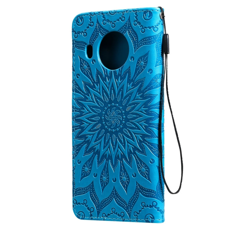 For Nokia X20 / X10 Sun Embossing Pattern Horizontal Flip Leather Case with Card Slot & Holder & Wallet & Lanyard