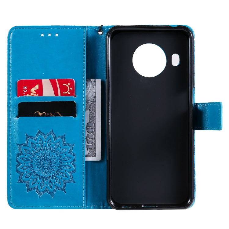 For Nokia X20 / X10 Sun Embossing Pattern Horizontal Flip Leather Case with Card Slot & Holder & Wallet & Lanyard