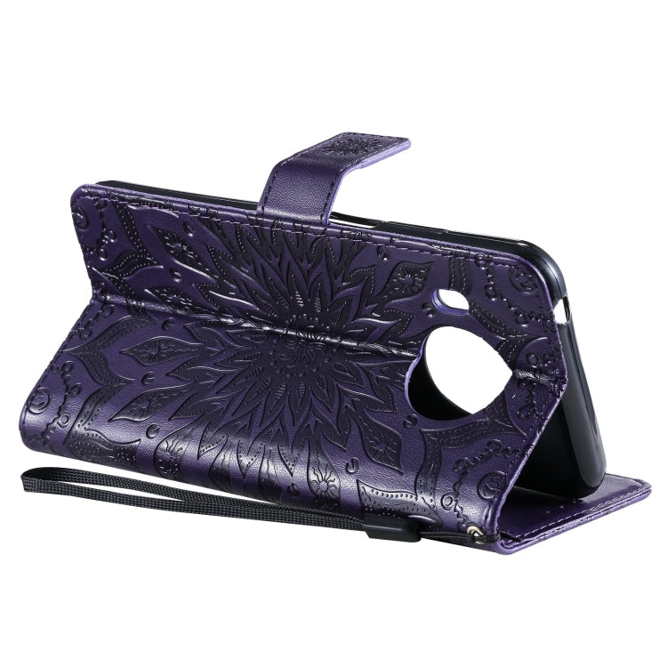 For Nokia X20 / X10 Sun Embossing Pattern Horizontal Flip Leather Case with Card Slot & Holder & Wallet & Lanyard