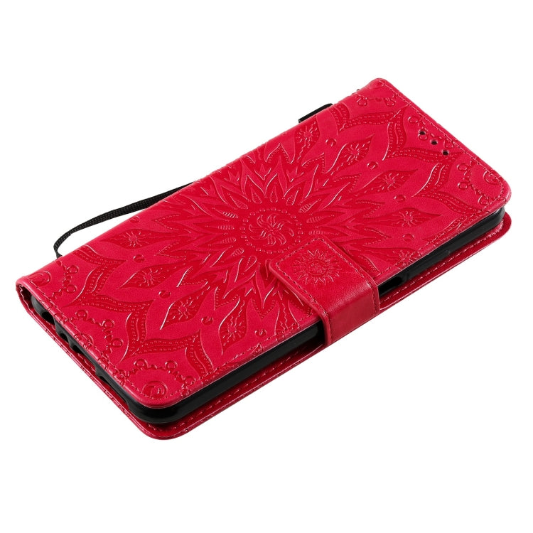 For Nokia X20 / X10 Sun Embossing Pattern Horizontal Flip Leather Case with Card Slot & Holder & Wallet & Lanyard