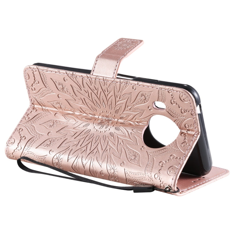 For Nokia X20 / X10 Sun Embossing Pattern Horizontal Flip Leather Case with Card Slot & Holder & Wallet & Lanyard
