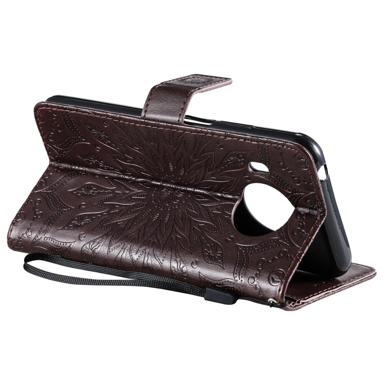 For Nokia X20 / X10 Sun Embossing Pattern Horizontal Flip Leather Case with Card Slot & Holder & Wallet & Lanyard