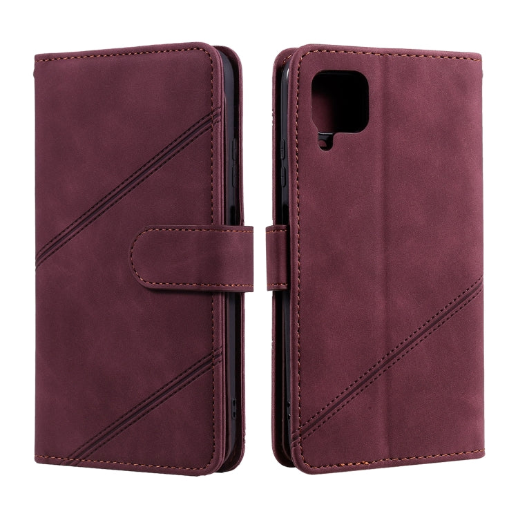 For Huawei P40 Lite Skin Feel Business Horizontal Flip PU Leather Case with Holder & Multi-Card Slots & Wallet & Lanyard & Photo Frame