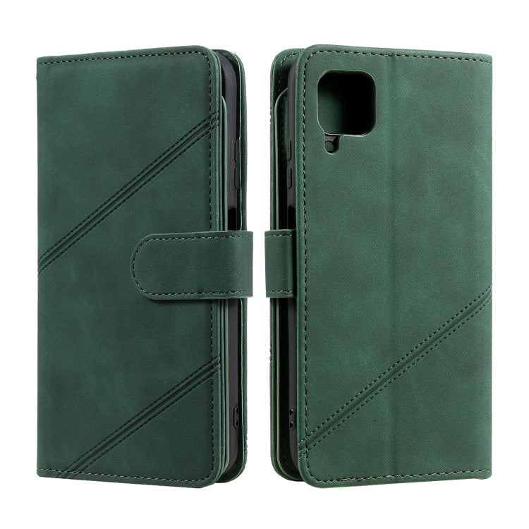 For Huawei P40 Lite Skin Feel Business Horizontal Flip PU Leather Case with Holder & Multi-Card Slots & Wallet & Lanyard & Photo Frame