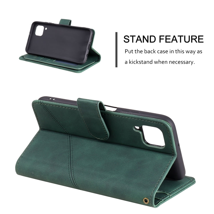For Huawei P40 Lite Skin Feel Business Horizontal Flip PU Leather Case with Holder & Multi-Card Slots & Wallet & Lanyard & Photo Frame