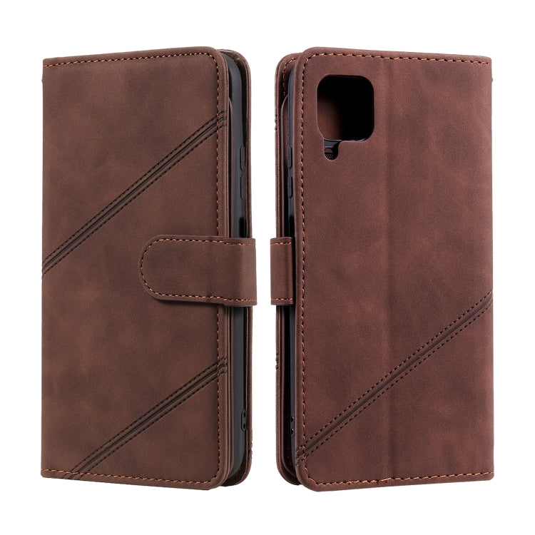 For Huawei P40 Lite Skin Feel Business Horizontal Flip PU Leather Case with Holder & Multi-Card Slots & Wallet & Lanyard & Photo Frame