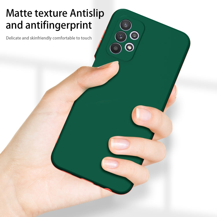For Samsung Galaxy A32 4G Dual-color 360 Degrees Full Coverage Protective PC + TPU Shockproof Case