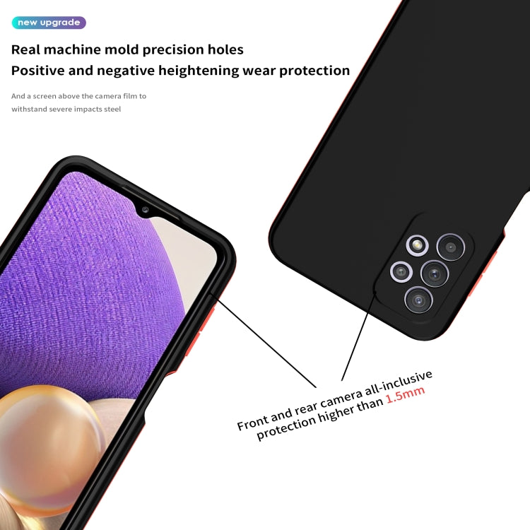 For Samsung Galaxy A12 / F12 / M12 Dual-color 360 Degrees Full Coverage Protective PC + TPU Shockproof Case