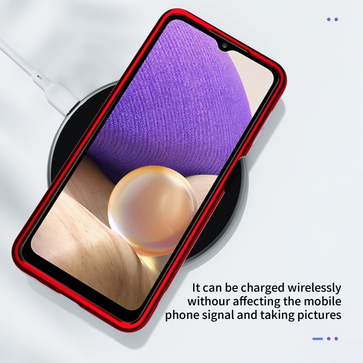 For Samsung Galaxy A12 / F12 / M12 Dual-color 360 Degrees Full Coverage Protective PC + TPU Shockproof Case
