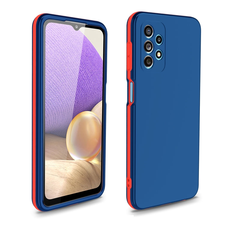 For Samsung Galaxy A12 / F12 / M12 Dual-color 360 Degrees Full Coverage Protective PC + TPU Shockproof Case
