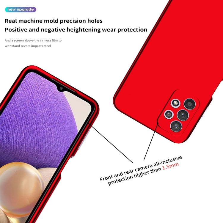 For Samsung Galaxy A42 / M42 5G Dual-color 360 Degrees Full Coverage Protective PC + TPU Shockproof Case