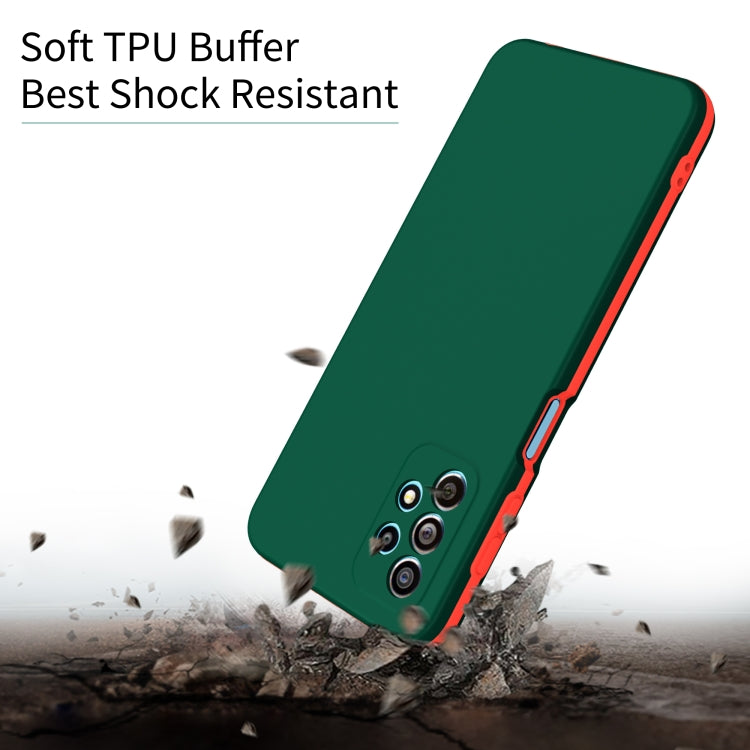 For Samsung Galaxy S21+ 5G Dual-color 360 Degrees Full Coverage Protective PC + TPU Shockproof Case