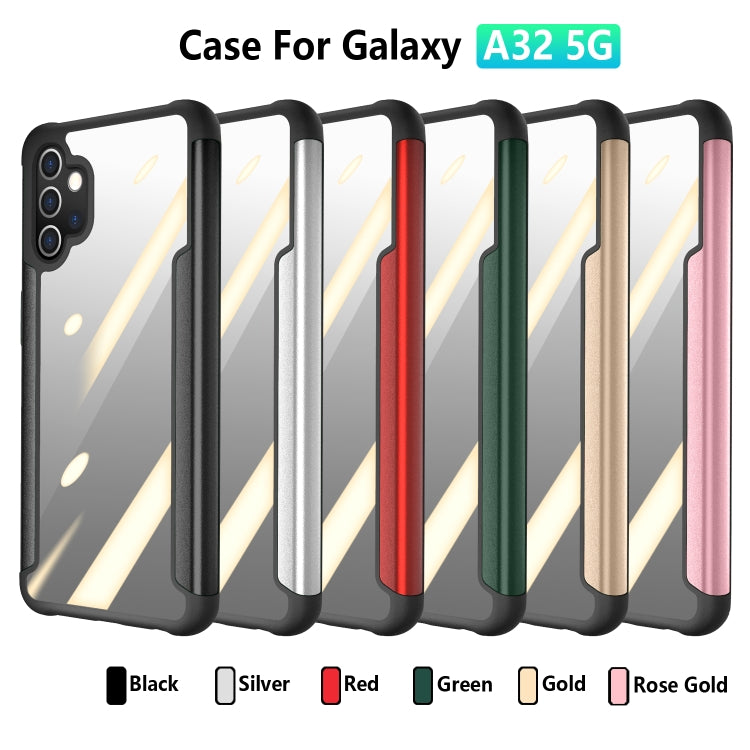 For Samsung Galaxy A32 5G Iron Man Series Metal PC + TPU Protective Case