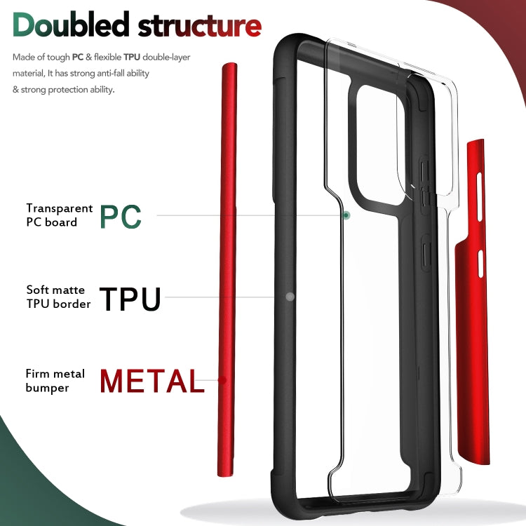 For Samsung Galaxy A52 5G / 4G Iron Man Series Metal PC + TPU Protective Case