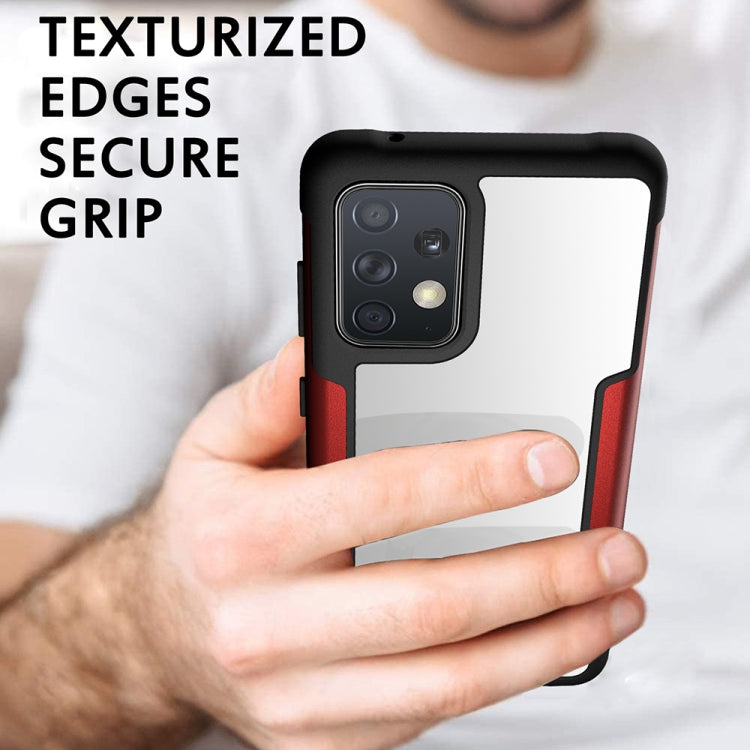 For Samsung Galaxy A52 5G / 4G Iron Man Series Metal PC + TPU Protective Case