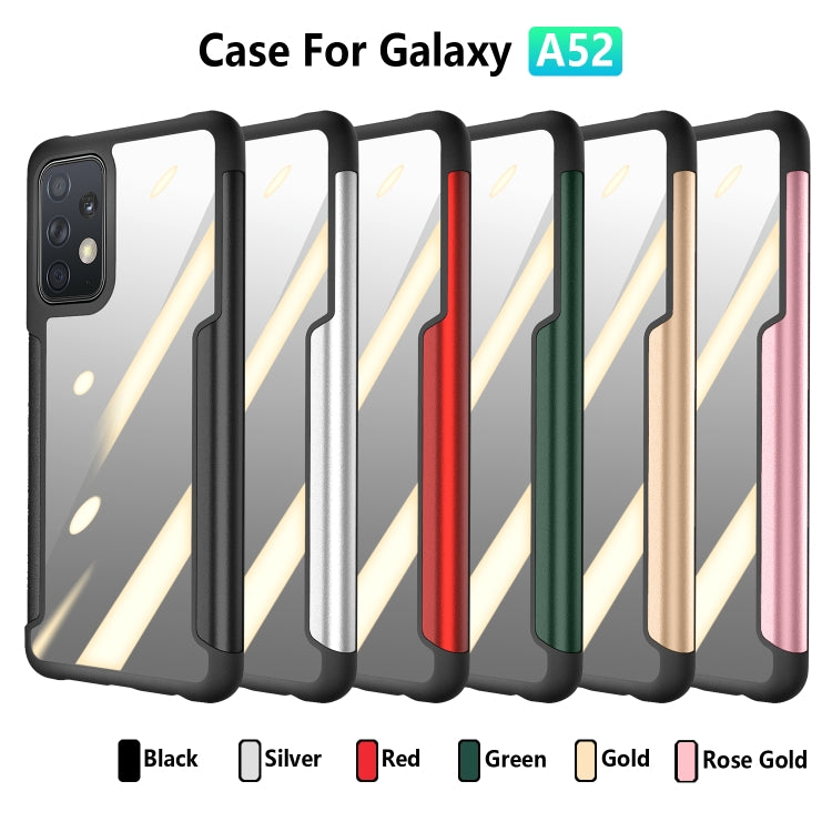 For Samsung Galaxy A52 5G / 4G Iron Man Series Metal PC + TPU Protective Case