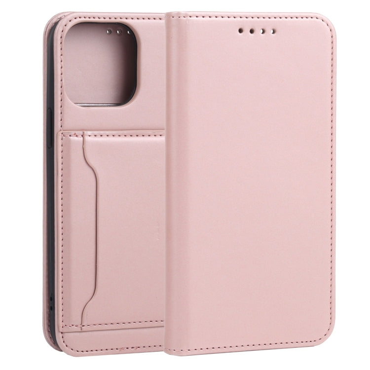 For iPhone 13 Pro Max Strong Magnetism Shockproof Horizontal Flip Liquid Feel Leather Case with Holder & Card Slots & Wallet