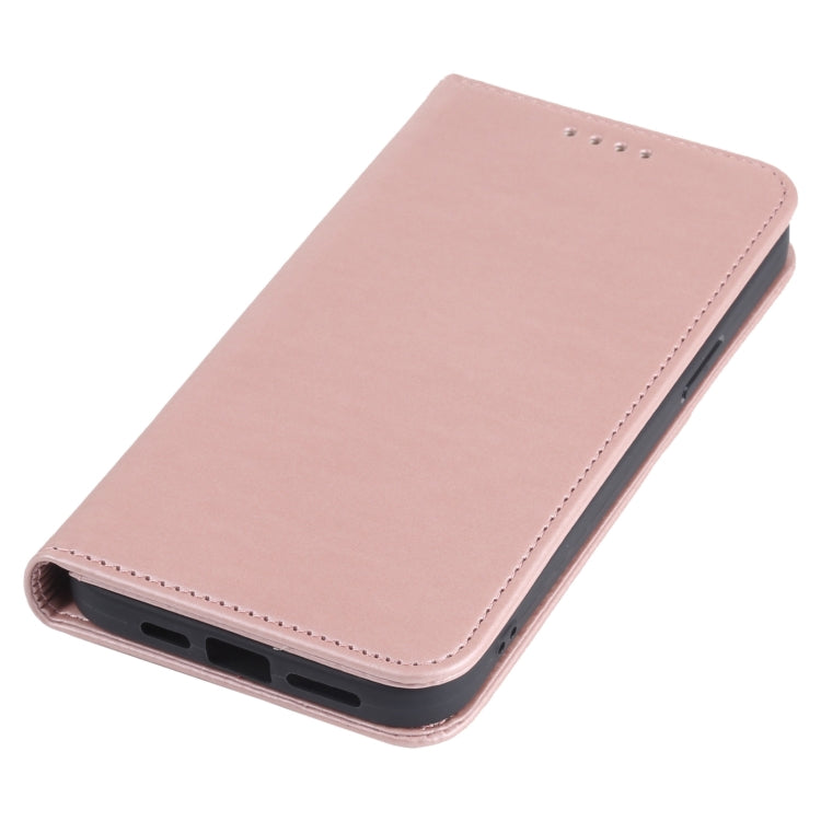 For iPhone 13 Pro Max Strong Magnetism Shockproof Horizontal Flip Liquid Feel Leather Case with Holder & Card Slots & Wallet
