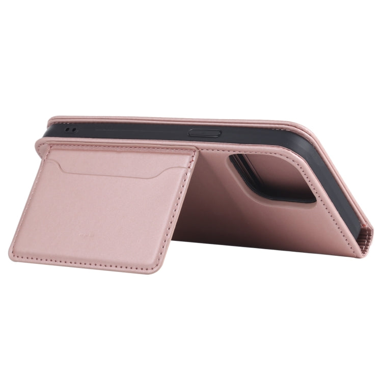 For iPhone 13 Pro Max Strong Magnetism Shockproof Horizontal Flip Liquid Feel Leather Case with Holder & Card Slots & Wallet