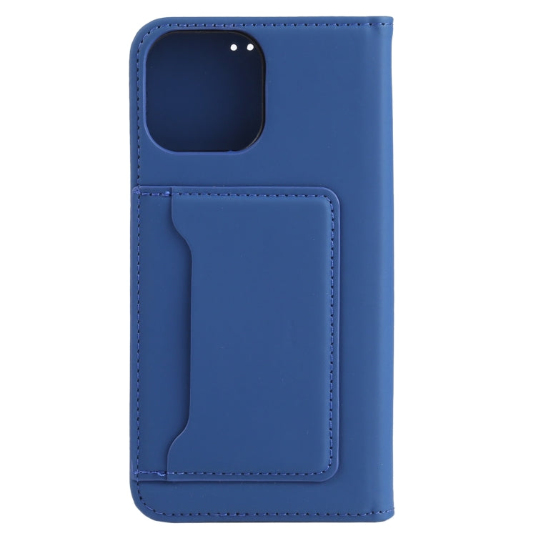 For iPhone 13 Pro Max Strong Magnetism Shockproof Horizontal Flip Liquid Feel Leather Case with Holder & Card Slots & Wallet