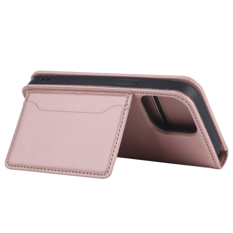 For iPhone 13 Pro Strong Magnetism Shockproof Horizontal Flip Liquid Feel Leather Case with Holder & Card Slots & Wallet
