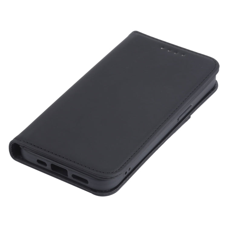 For iPhone 13 Pro Strong Magnetism Shockproof Horizontal Flip Liquid Feel Leather Case with Holder & Card Slots & Wallet