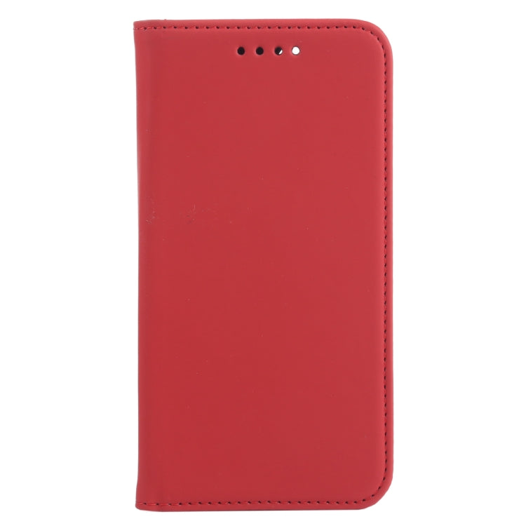 For iPhone 13 Strong Magnetism Shockproof Horizontal Flip Liquid Feel Leather Case with Holder & Card Slots & Wallet
