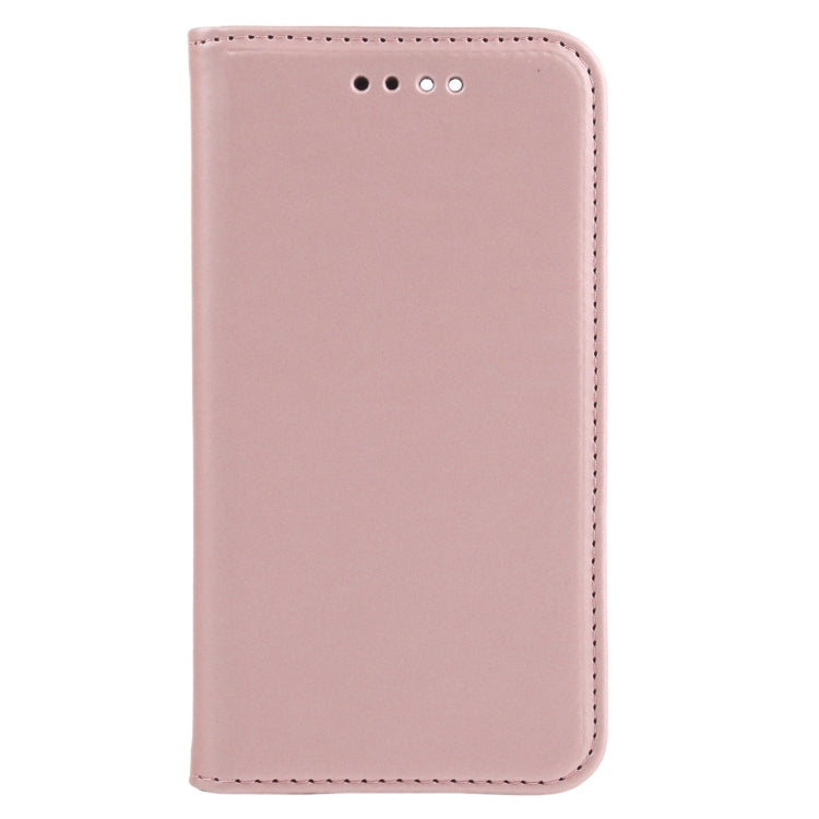 For iPhone 13 Strong Magnetism Shockproof Horizontal Flip Liquid Feel Leather Case with Holder & Card Slots & Wallet mini