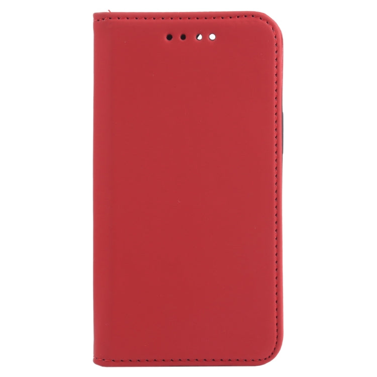 For iPhone 13 Strong Magnetism Shockproof Horizontal Flip Liquid Feel Leather Case with Holder & Card Slots & Wallet mini