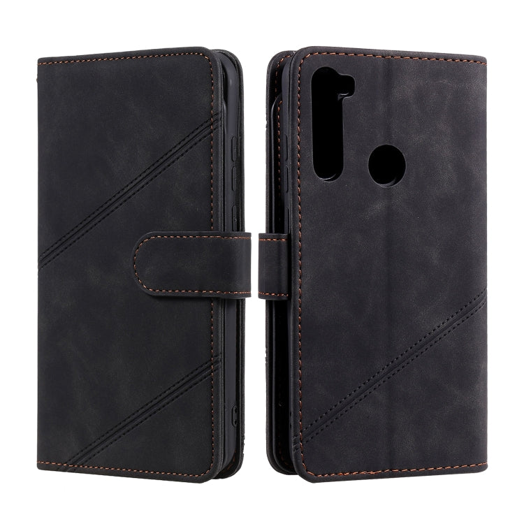 For Xiaomi Redmi Note 8T Skin Feel Business Horizontal Flip PU Leather Case with Holder & Multi-Card Slots & Wallet & Lanyard & Photo Frame