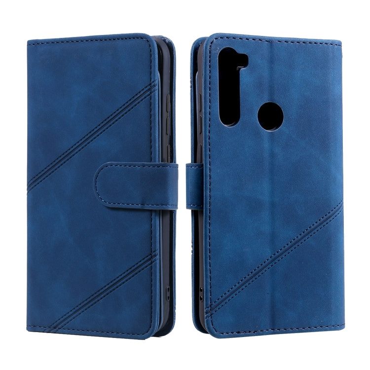 For Xiaomi Redmi Note 8T Skin Feel Business Horizontal Flip PU Leather Case with Holder & Multi-Card Slots & Wallet & Lanyard & Photo Frame