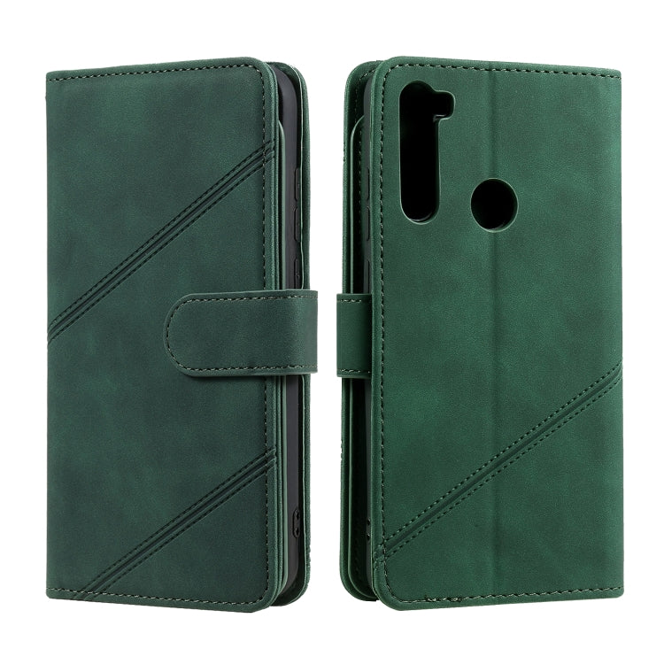 For Xiaomi Redmi Note 8T Skin Feel Business Horizontal Flip PU Leather Case with Holder & Multi-Card Slots & Wallet & Lanyard & Photo Frame