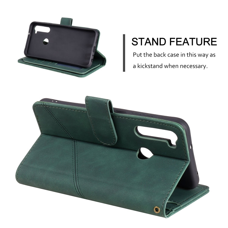 For Xiaomi Redmi Note 8T Skin Feel Business Horizontal Flip PU Leather Case with Holder & Multi-Card Slots & Wallet & Lanyard & Photo Frame