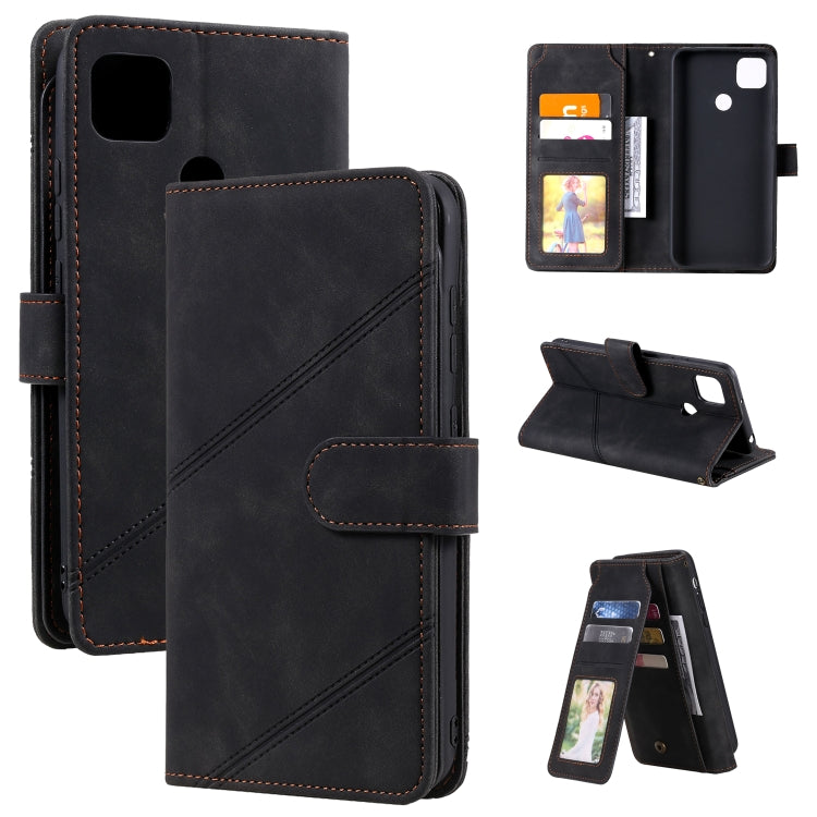 For Xiaomi Redmi 9C Skin Feel Business Horizontal Flip PU Leather Case with Holder & Multi-Card Slots & Wallet & Lanyard & Photo Frame