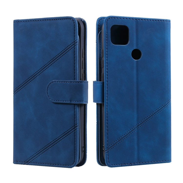 For Xiaomi Redmi 9C Skin Feel Business Horizontal Flip PU Leather Case with Holder & Multi-Card Slots & Wallet & Lanyard & Photo Frame
