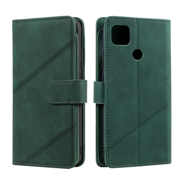 For Xiaomi Redmi 9C Skin Feel Business Horizontal Flip PU Leather Case with Holder & Multi-Card Slots & Wallet & Lanyard & Photo Frame