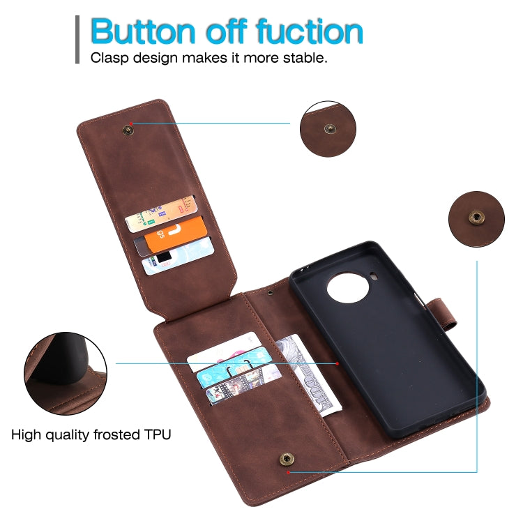 For Xiaomi Mi 10T Lite 5G Skin Feel Business Horizontal Flip PU Leather Case with Holder & Multi-Card Slots & Wallet & Lanyard & Photo Frame