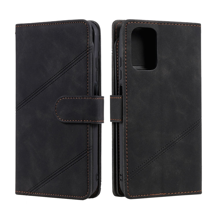 For Xiaomi Redmi Note 10 Skin Feel Business Horizontal Flip PU Leather Case with Holder & Multi-Card Slots & Wallet & Lanyard & Photo Frame