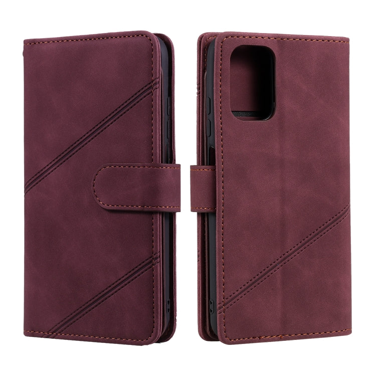 For Xiaomi Redmi Note 10 Skin Feel Business Horizontal Flip PU Leather Case with Holder & Multi-Card Slots & Wallet & Lanyard & Photo Frame