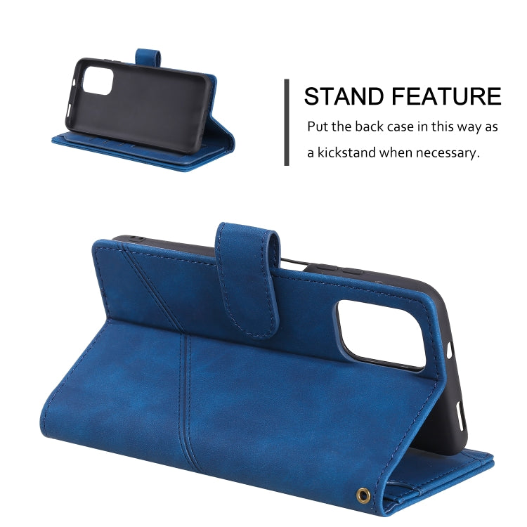 For Xiaomi Redmi Note 10 Skin Feel Business Horizontal Flip PU Leather Case with Holder & Multi-Card Slots & Wallet & Lanyard & Photo Frame