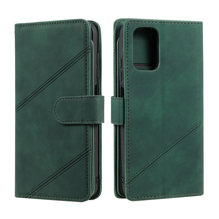 For Xiaomi Redmi Note 10 Skin Feel Business Horizontal Flip PU Leather Case with Holder & Multi-Card Slots & Wallet & Lanyard & Photo Frame