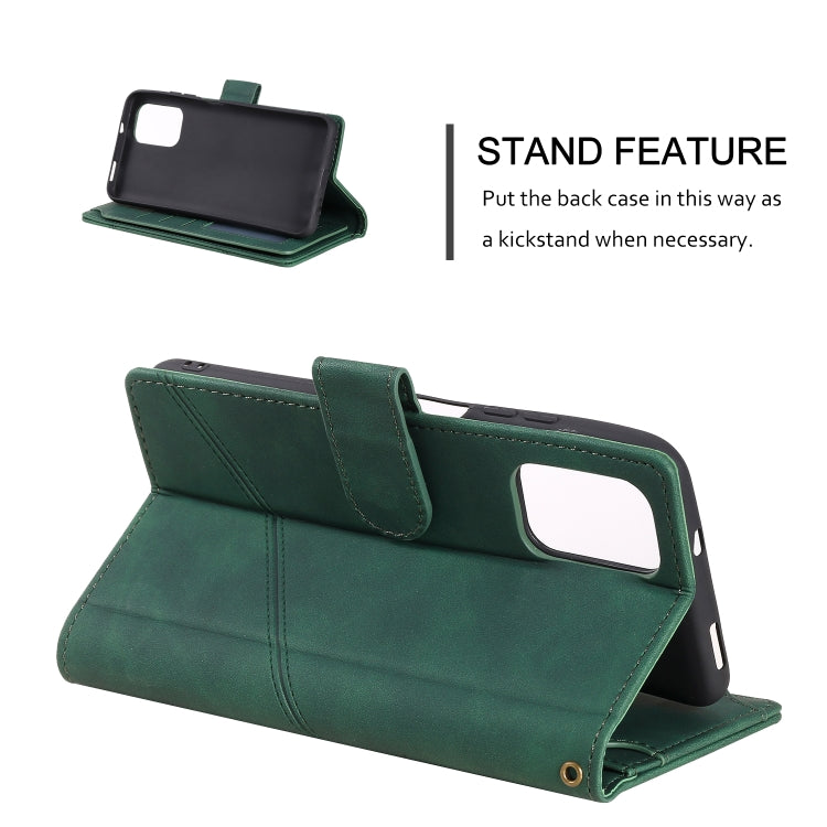 For Xiaomi Redmi Note 10 Skin Feel Business Horizontal Flip PU Leather Case with Holder & Multi-Card Slots & Wallet & Lanyard & Photo Frame