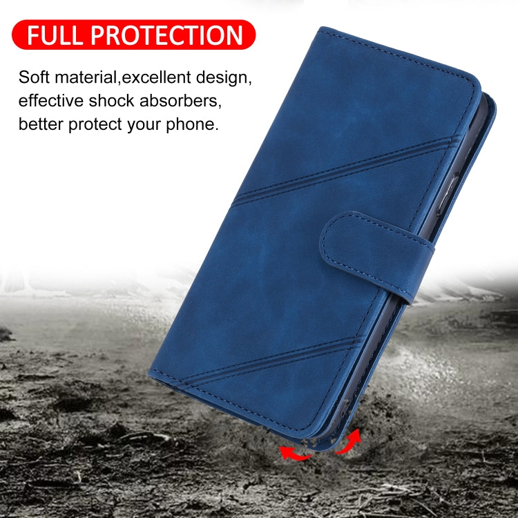 For Xiaomi Redmi Note 9 4G / Poco M3 Skin Feel Business Horizontal Flip PU Leather Case with Holder & Multi-Card Slots & Wallet & Lanyard & Photo Frame