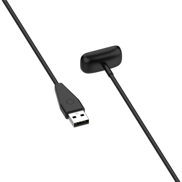 For Fitbit Luxe Smart Watch Magnetic Charger USB Charging Cable with Reset Button, Length:1m