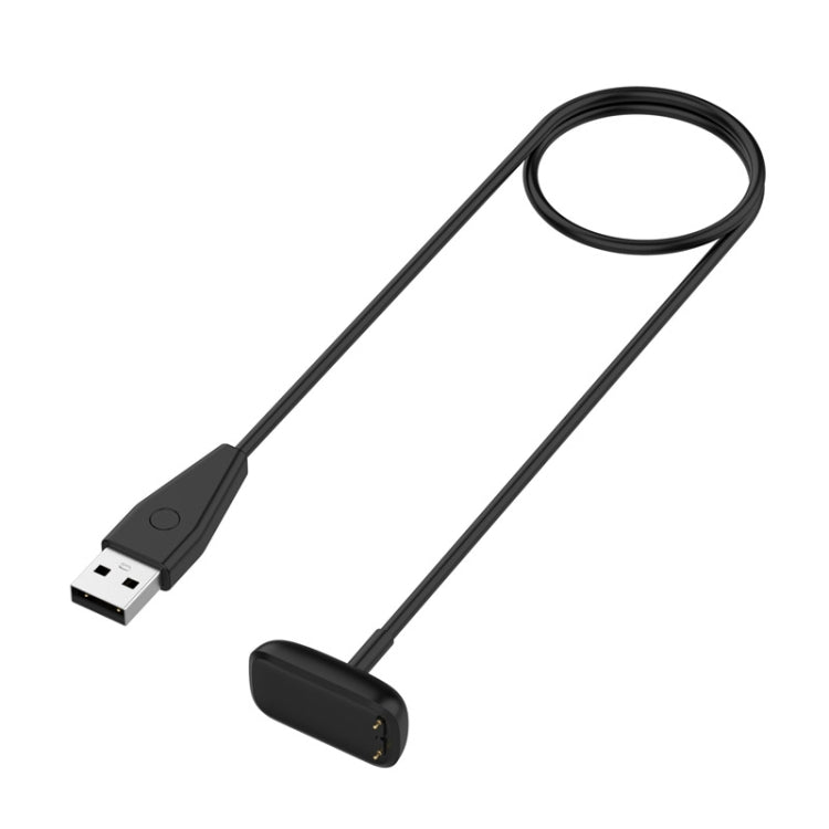 For Fitbit Luxe Smart Watch Magnetic Charger USB Charging Cable with Reset Button, Length:1m