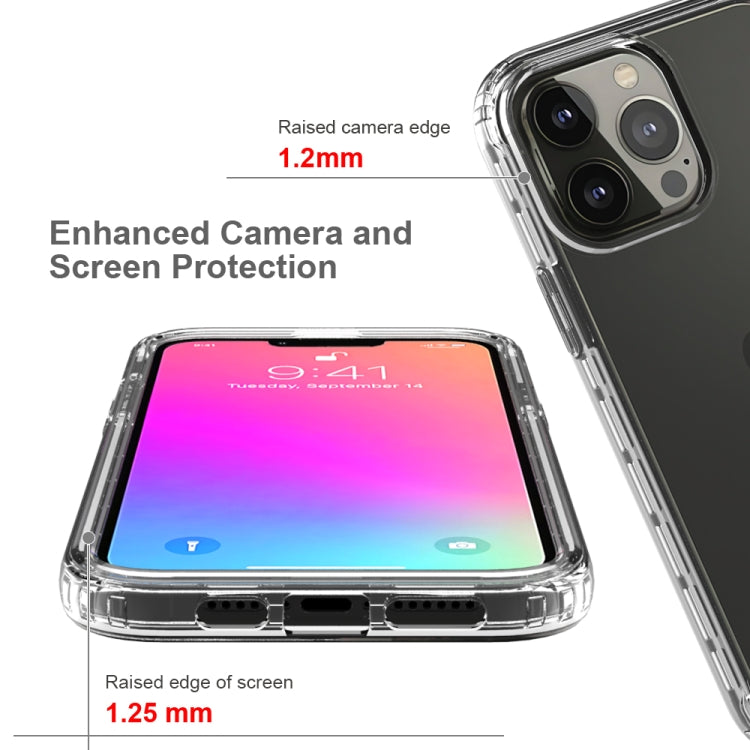For iPhone 13 Pro Max Shockproof High Transparency Two-color Gradual Change PC+TPU Candy Colors Protective Case