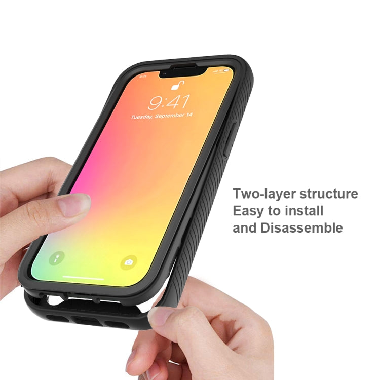 For iPhone 13 mini Starry Sky Solid Color Series Shockproof PC + TPU Protective Case