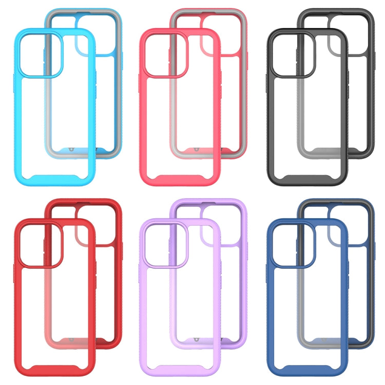 For iPhone 13 Pro Starry Sky Solid Color Series Shockproof PC + TPU Protective Case