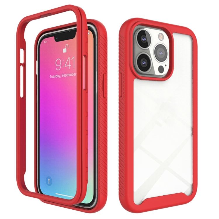 For iPhone 13 Pro Starry Sky Solid Color Series Shockproof PC + TPU Protective Case